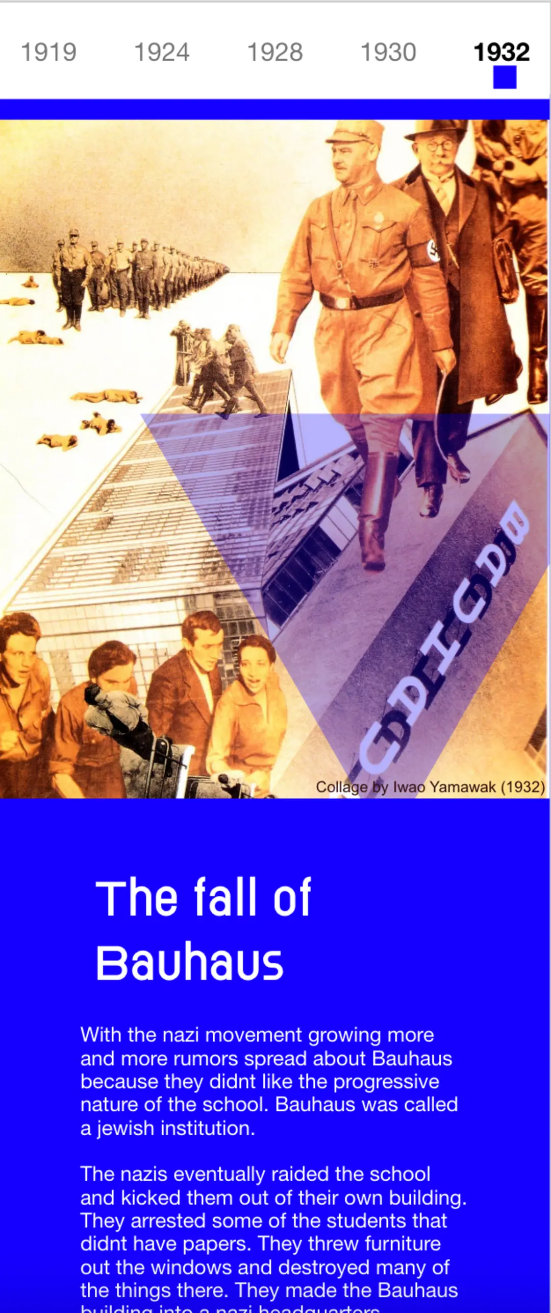 The fall of Bauhaus